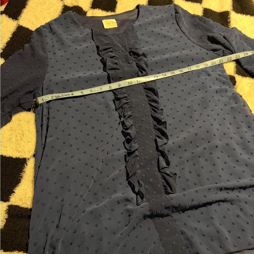 Lulu-B Deep Blue Top - Picture 7 of 7